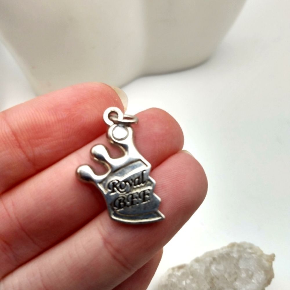 Disney Royal bff necklace pendant‎ sterling silver no stamp